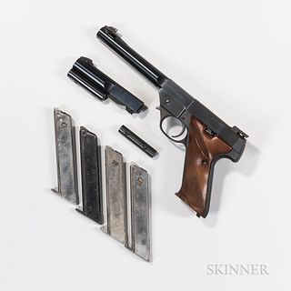 High Standard Supermatic Semiautomatic Target Pistol with Two Barrels