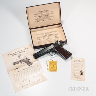 Colt Service Model Ace Semiautomatic Pistol with Original Box and Instructions