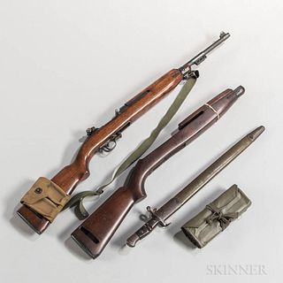 Quality Hardware Manufacturing Corp. M1 Carbine with Extra Stock, Bayonet, and Cleaning Kit
