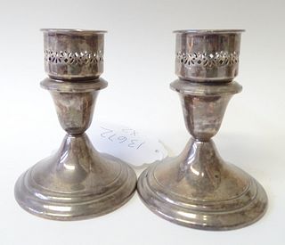 Sterling Silver Weight Candlesticks