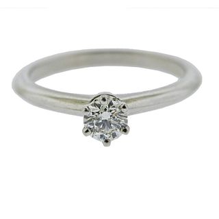 Tiffany &amp; Co Diamond Engagement Wedding Ring