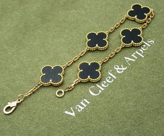 Van Cleef & Arpels Vintage 5 Motif Alhambra Bracelet