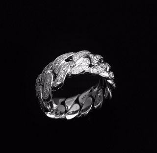 14k Gold 4.00tcw Round Brilliant Diamond Band Ring