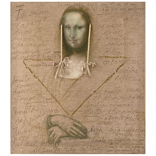 DANIEL MANRIQUE ARIAS, Luces de Nueva York, Signed and dated 78 Tepito-Arte-Acá, Mixed technique on canvas, 35.4 x 31.4" (90 x 80 cm)