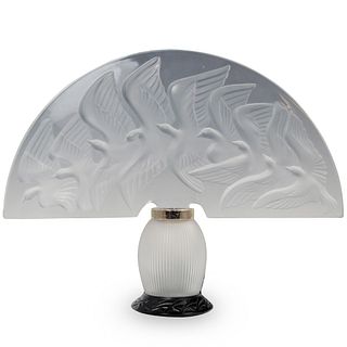 Lalique "Hokkaido" Crystal Lamp