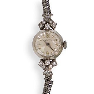 14k Gold And Diamond Girard Perregaux Watch