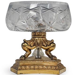 Bronze and Crystal Bowl