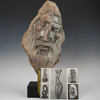 Mike Barkin (American, 20th Century) Alabaster Sculpture