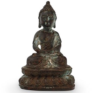 Tibetan Bronze Buddha Statuette