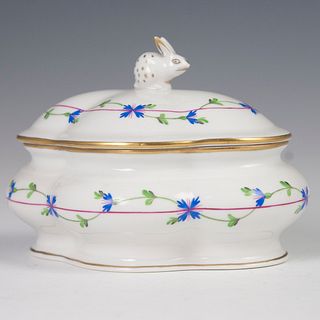 Herend "Blue Garland" Porcelain Trinket Box