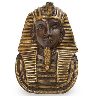 Bronze Egyptian Pharaoh Bust