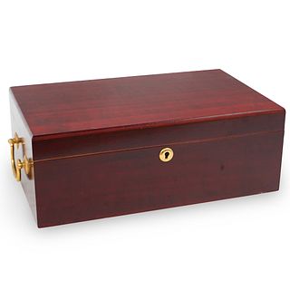 Cherry Wood Humidor Cigar Box