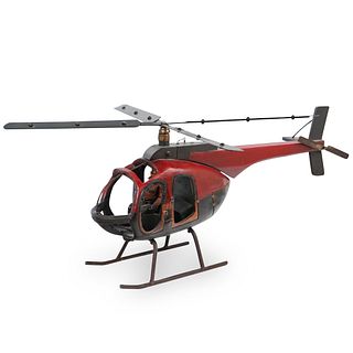Vintage Hanging Decorative Helicopter