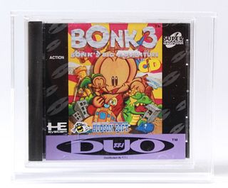 1993 TTI Duo Turbo Grafix Super CD Bonk 3 CAS 80