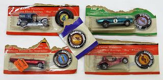 5PC 1969 Mattel Hot Wheels Redline MOSC Cut Cards