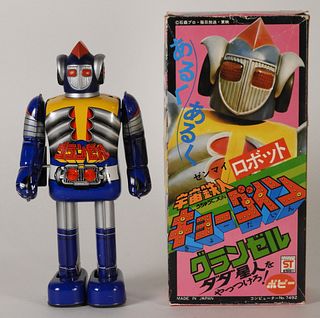 Japanese Popy Ironmen Kyodyne Grounzel Tin Robot