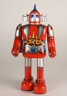 Japanese Popy Ironmen Kyodyne Skyzel Tin Robot Toy