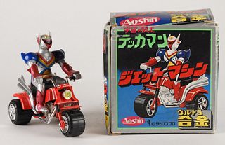 Japanese Aoshin Diecast Tekkaman Pegas Motorcycle