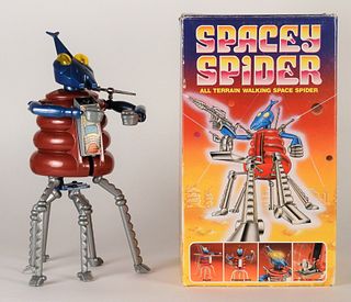 1985 Talbot Toys Spacey Spider Battery Op. Robot