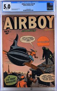 Hillman Periodicals Airboy Comics #v5 #9 CGC 5.0