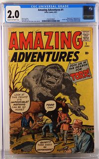 Atlas Comics Amazing Adventures #1 CGC 2.0