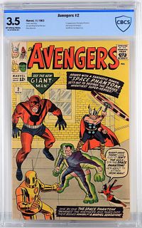 Marvel Comics Avengers #2 CBCS 3.5
