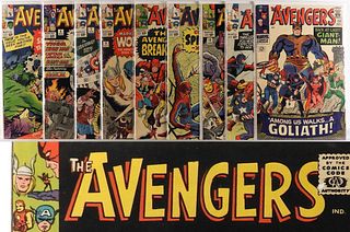 9PC Marvel Comics Avengers #3-#28 Group