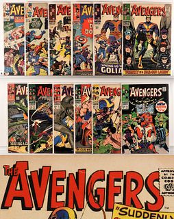 12PC Marvel Comics Avengers #7-#54 Group