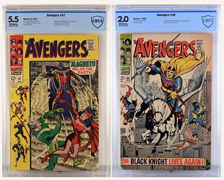 Marvel Comics Avengers #47 #48 CBCS 5.5 2.0