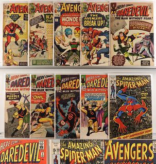 10PC Marvel Comics Avengers Daredevil ASM Group