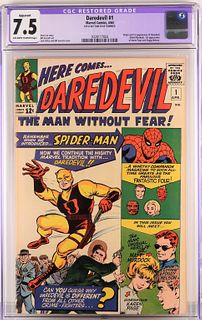 Marvel Comics Daredevil #1 CGC 7.5