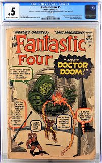 Marvel Comics Fantastic Four #5 CGC 0.5