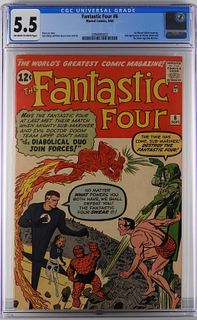 Marvel Comics Fantastic Four #6 CGC 5.5