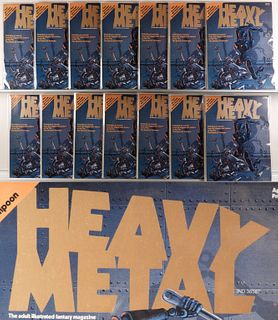 14PC Heavy Metal #1 Fantasy Magazine Group