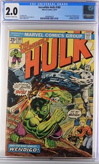 Marvel Comics Incredible Hulk #180 CGC 2.0