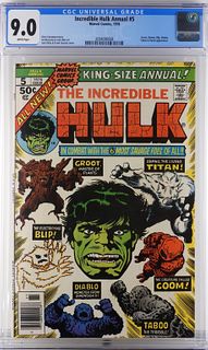 Marvel Comics Incredible Hulk Annual #5 CGC 9.0