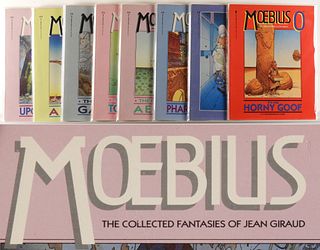 8PC Epic Marvel Comics Moebius Graphic Novel Set