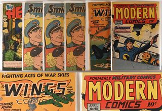 6PC Quality Comics Military Golden Age Group