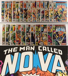 25PC Marvel Comics Nova #1-#25 Complete Run