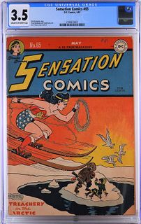 DC Comics Sensation Comics #65 CGC 3.5