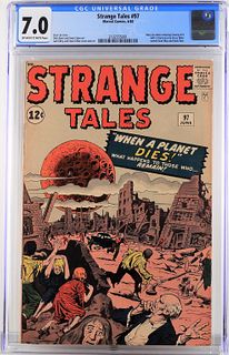 Marvel Comics Strange Tales #97 CGC 7.0