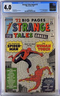 Marvel Comics Strange Tales Annual #2 CGC 4.0