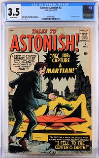 Atlas Comics Tales to Astonish #2 CGC 3.5