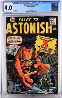 Atlas Comics Tales to Astonish #20 CGC 4.0