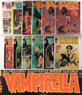 37PC Warren Magazine Vampirella #19-#90 Group