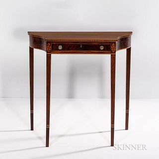 Diminutive Federal Pier Table with Drawer