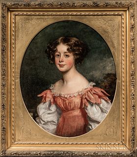 John Graham-Gilbert (Scottish, 1794-1866)      Portrait of Isabella Jessie Hopkirk