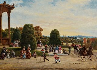 William Winner (American, 1815-1883)      View of Philadelphia from Fairmount