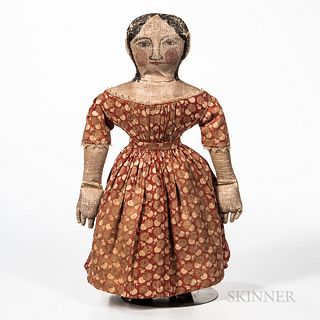 Painted Cloth Girl Doll