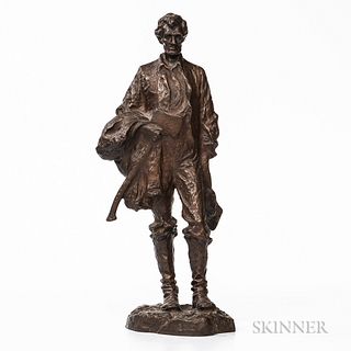Bronze Sculpture of Abraham Lincoln as a Rail Splitter